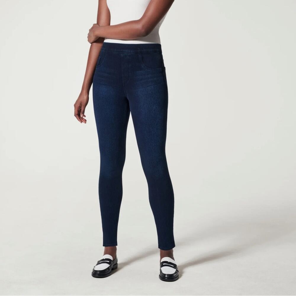 Spanx Jean-ish Ankle Leggings Blue M